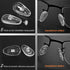 Eyeglasses Nose Pads, TEKPREM Screw in Replacement Kit with 5 Pairs Silicone Nose Pads, Tools