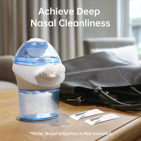 Packets 60 Packs Opove Pre-Mixed Saline for Nasal Wash Irrigation Systems, Natural, and PH Balanced for Sinus Relief