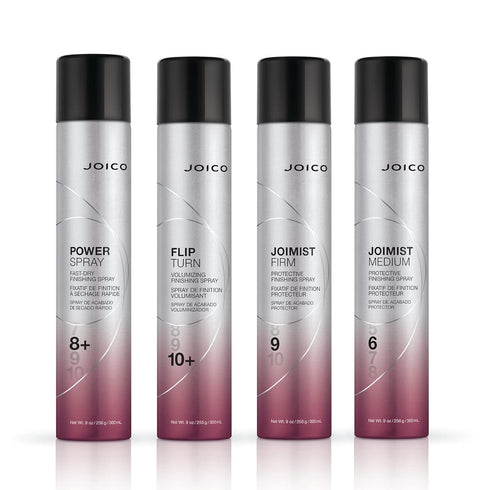 Joico Flip Turn Volumizing Finishing Spray - For Most Hair Types, Humidity Protection, 72 Hour Hold