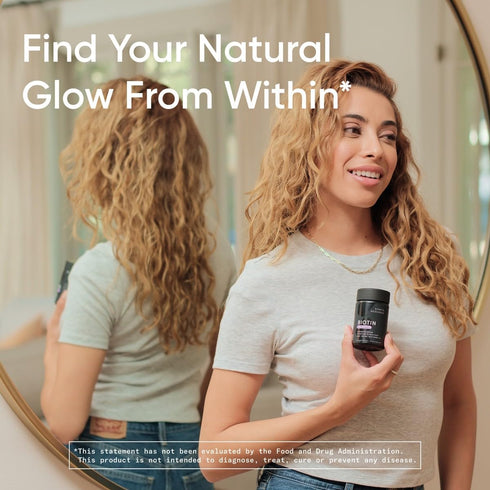 Sports Research Vegan Biotin 10,000mcg with Organic Coconut Oil, 30 Softgels for Hair & Skin Support