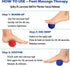 Set: Set Physical Massage Therapy Ball Lacrosse & Spiky Ball for Myofascial Release, Plantar Fasciitis, Stress Relief