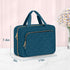 Wedama Medium Toiletry Bag for Women, Hanging Waterproof Makeup Bag for Travel, Dark Blue