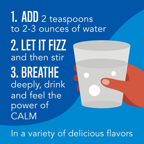 Natural Vitality Calm - Magnesium Citrate Supplement, Anti-Stress Drink Mix Powder, Gluten Free, Vegan, Orange (8 oz)