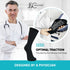 J&C Creations Premium Grip Socks for Men, Size 10-13, Hospital Socks with Grips, 80% Viscose Bamboo