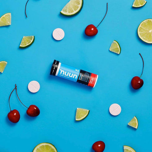 Nuun Energy: Cherry Limeade Electrolyte + Caffeine Tablets (3 Tubes of 10 Tabs)