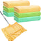6 Pcs Extra Large Microfiber Cleaning Cloth, 20" x 30", Washable Reusable Large Floor Cloth Rags