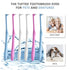 LOVEWEE End-Tuft Tapered Trim Toothbrush, 6 PCS Tufted Interspace Brush for Orthodontic Braces Cleaning