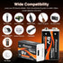 Massate 4 Pack 9V 1300mAh: 4 1 9 Rechargeable Batteries USB C Lithium Ion Battery with in Charging Cable, Long Lasting