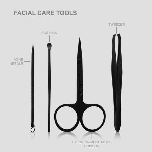 Utopia Care Nail Clippers for Men and Women - Professional 15-Pcs Nail Kit or Manicure Kit with Travel Case
