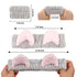 6 Pcs Spa Headband Face Wash Headband and Wristband Set, Cute Make Up Cat Ears Headband Plush Animal Makeup Skincare Headbands with Face Washing Wristband for Women
