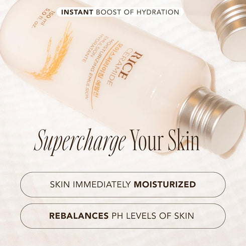 The Face Shop Rice Ceramide Moisturizing Emulsion, Lightweight Face Moisturizer, Rice Extract, Korean Skin Care