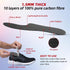 Insole(1 Shoe(295mm) Carbon Fiber Pair): Rigid Shoe Insert for Men & Women - for Morton's Toe, Turf Toe, Hallux Limitus