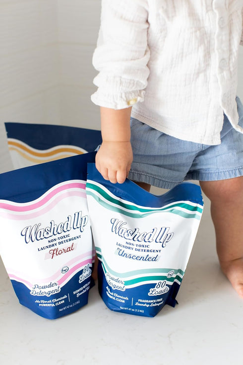 Unscented Laundry Detergent Powder | Fragrance-Free | Safe for Sensitive Groups | Powerful Clean | Plant