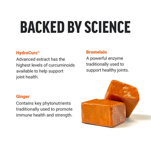 Force Factor Better Turmeric Joint Support Supplement, HydroCurc Turmeric Curcumin with Black Pepper, Fruit Splash, 60