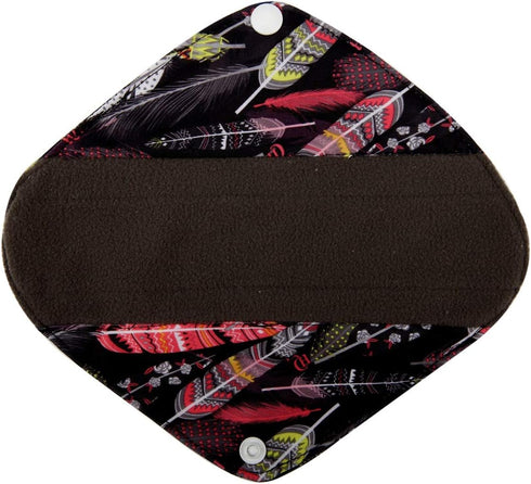 Sigzagor 5 1 Small Panty Liners Wet Bag Cloth Menstrual Pads Reusable Washable (Flamingo, S Panty Liners)