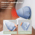 Mini Hands-Free Muscle Massager with Heat & Vibration, Compact Deep Tissue Trigger Point Recovery Massager with Suction