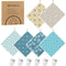 6 Pack Swedish Dishcloths for Kitchen, Reusable Paper Towels, Washable Absorbent Cellulose Sponge Cloths