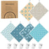 6 Pack Swedish Dishcloths for Kitchen, Reusable Paper Towels, Washable Absorbent Cellulose Sponge Cloths