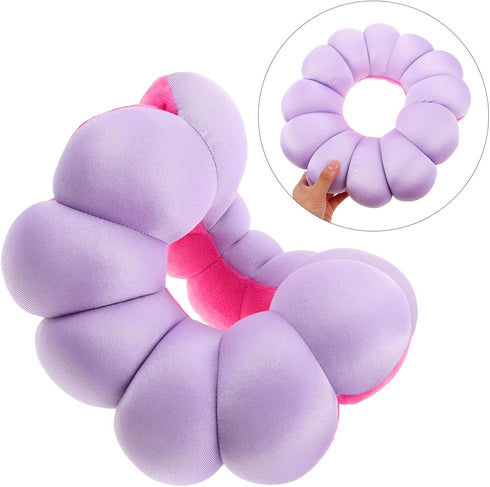 Pumpkin Shaped Donut Pillow Nursing Cushion for Elderly Bedridden Patients Breathable Hollow Structure Soft Material