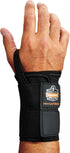 Ergodyne ProFlex 4010 Double-Strap Left Wrist Support, Small, Black