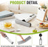 PISEMUAK 2 Countertop, Mini Sponge Mop Self Wringing, Foldable Desktop Mop with Upgraded Handle + Refill Heads, Compact