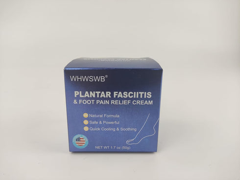 Plantar Fasciitis Relief Cream, Heel Pain Relief, Natural Herbal Formula for Heel Spurs - 1.7 OZ