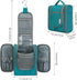 Narwey Hanging Travel Toiletry Bag, Cosmetic Makeup Organizer for Women and Men, Medium Teal