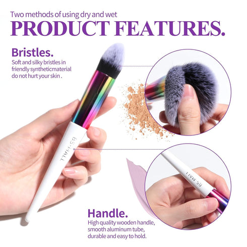 BS-MALL Makeup Brushes Kit - Premium Synthetic Makeup Tools Set with 18 Pcs for Foundation, Contour, and Lip