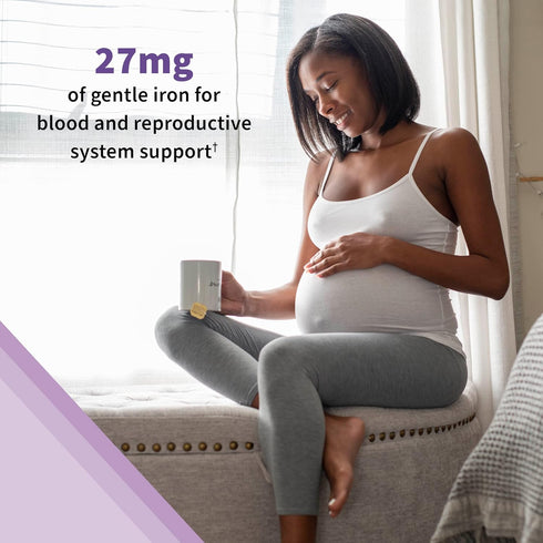 Garden of Life Prenatal Gummy Vitamins for Women, 90 Cherry Lemonade Gummies with Iron & Probiotics