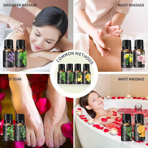 LEHOYIANG 6 Set 10mL Essential Oils for Diffusers,Home Care,Candle Making Scents, Fragrance,Diffuser Oil Scents,Top
