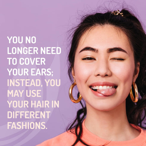 Ear Corrector with 20 Ear Tape, Cosmetic Aesthetic Stickers for Prominent Ears, Waterproof Ear Correctors for Adults