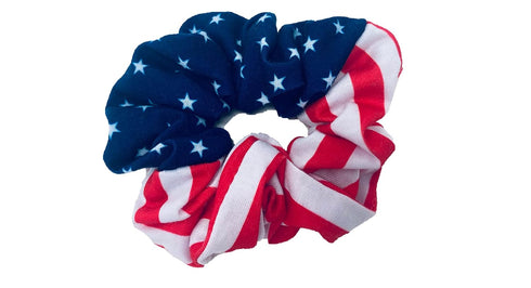 Red White and Blue Patriotic American Flag Headband, USA Twist Headband