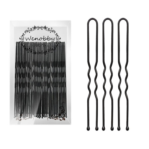 U Shaped Hair Pins for Women, 100 PCS 2.8" Hair Styling Pins for Thick Buns