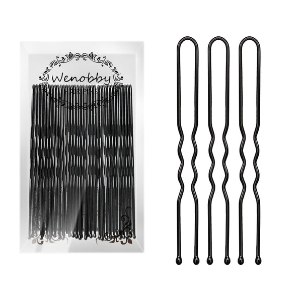 U Shaped Hair Pins for Women, 100 PCS 2.8" Hair Styling Pins for Thick Buns