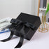 JOHOUSE Gift Box Black, 8x8x3.5 Inches with Lids, Magnetic Closure & Ribbon for Weddings, Birthday Presents
