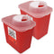 Oakridge Products Large Sharps Container, 2 Gallon (2-Pack) for Home Use, Biohazard Needle Disposal