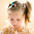 WILLBOND 200 Pcs Colorful Elastic Hair Ties, Seamless Cotton Hairband Ropes, Soft Small Ponytail Holders