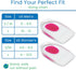 ViveSole Gel Heel Cups (Pair) - Silicone Cushion Insert Pads for Pain Relief, Plantar Fasciitis, Heel Spurs, Shoes