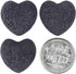Set Pack 8(1'') SUNYIK Assorted Natural Lava Rock Puff Heart Pocket Stone Aromatherapy Essential Oil Diffuser