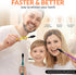 Advanced Oral Care Activated Charcoal Toothbrush - 5 Pack Soft Bamboo Bristle for Gentle Cleaning