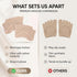 Toe Compression Socks, Toe Separating Heelless Socks Breathable SweatAbsorbent Relief Foot Pain Forefoot Pads (Open