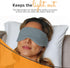 Happyluxe Escape Sleep Mask - Buttery Soft Airplane Eye Mask for Sleeping, Machine Washable, Sage Green