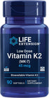 Life Extension Low Dose Vitamin K2 Supports Arterial Health Non-GMO, Gluten-Free 90