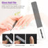 Professional Manicure Set - 16 pcs Stainless Steel Nail Care Tools with Luxurious Travel Leather Case