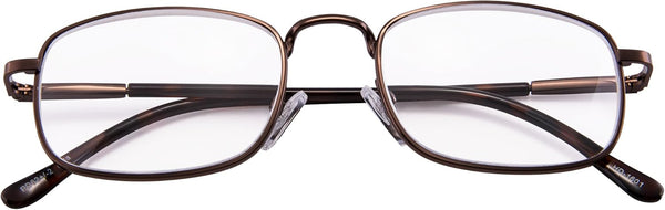 EYEGUARD 2 Pairs Spring Hinge Reading Glasses for Men Women, Readers 3.00