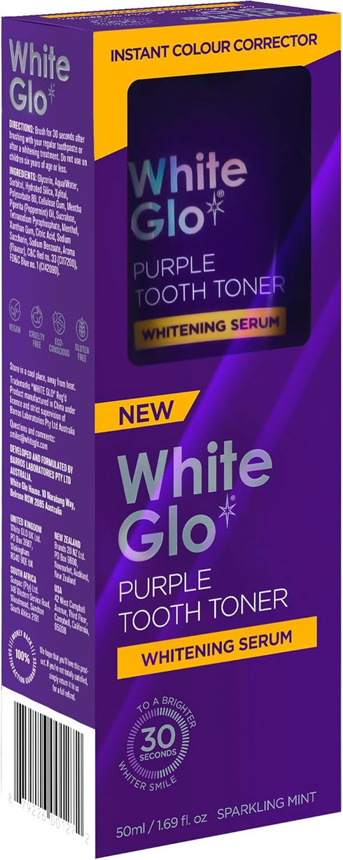 White Glo Purple Tooth Toner Whitening Serum