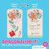 Pack, Set 8 Big Dot of Happiness Christmas Stockings Gift Card Holders with Envelopes, Winter Holiday Party Cash Money