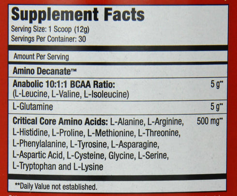 Amino Decanate by Muscle Meds, Watermelon, 13.3 Oz