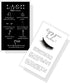 Lash Extension Aftercare Instructions Cards, 50 Pack, Double Sided Size 3.5 x 2" After Care for 2-3 Week Fillers.