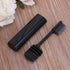 Guojiang Travel Folding Toothbrush, Portable Bamboo Charcoal Toothbrush with Soft Bristles for Travel Camping